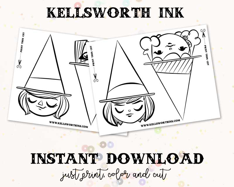 Witchy Bunting - Halloween Banner Download