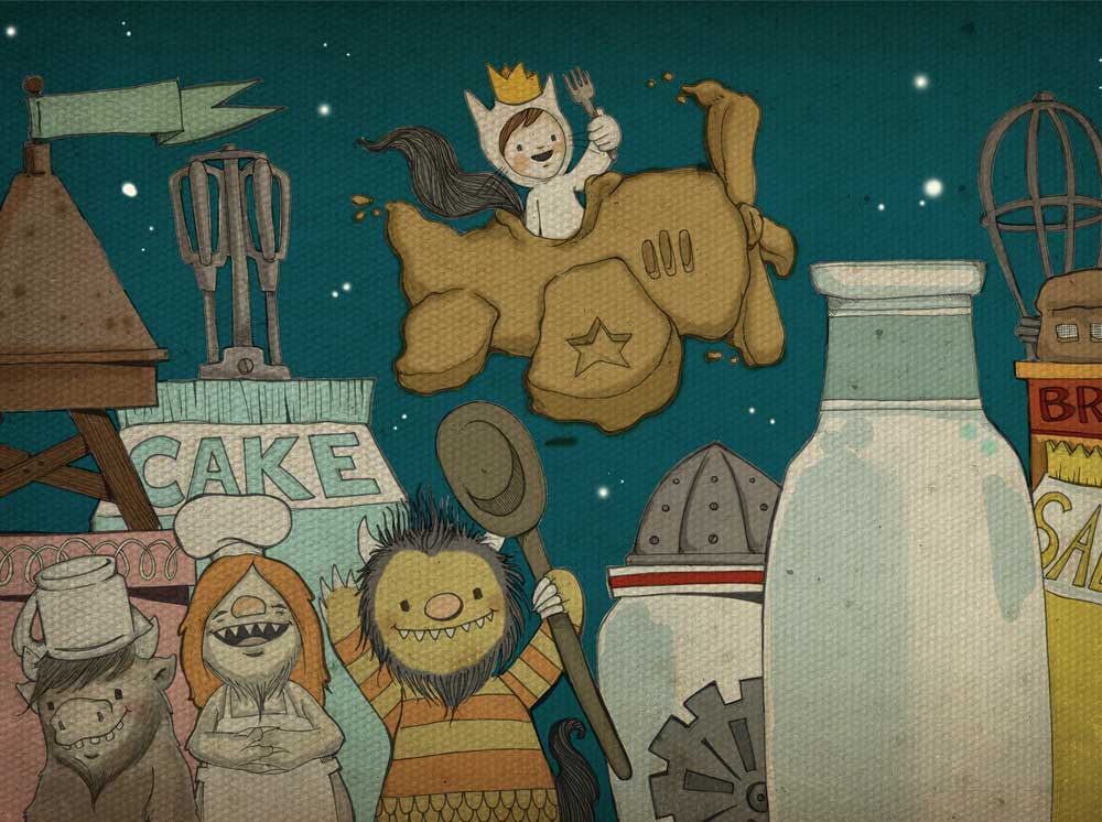 Cosas salvajes en la cocina nocturna - Tributo a Maurice Sendak