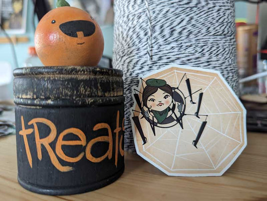 Miss Spider Sticker