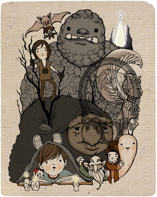 The Neverending Story Tribute Print