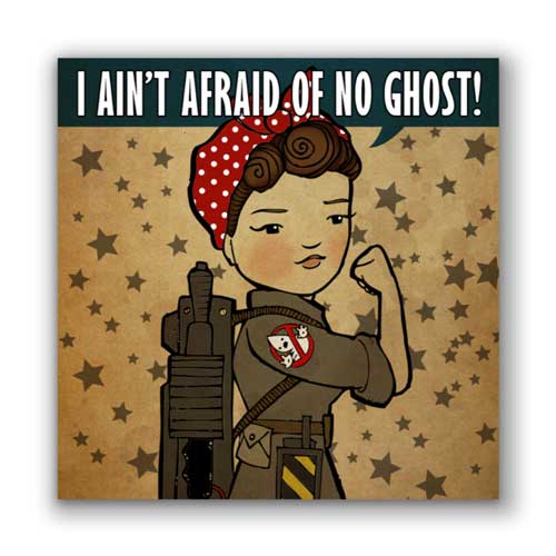 Rosie the Ghostbuster Sticker