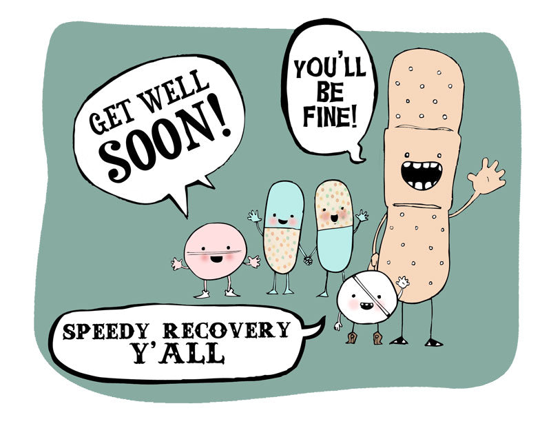Get Well Soon - Greeting Card