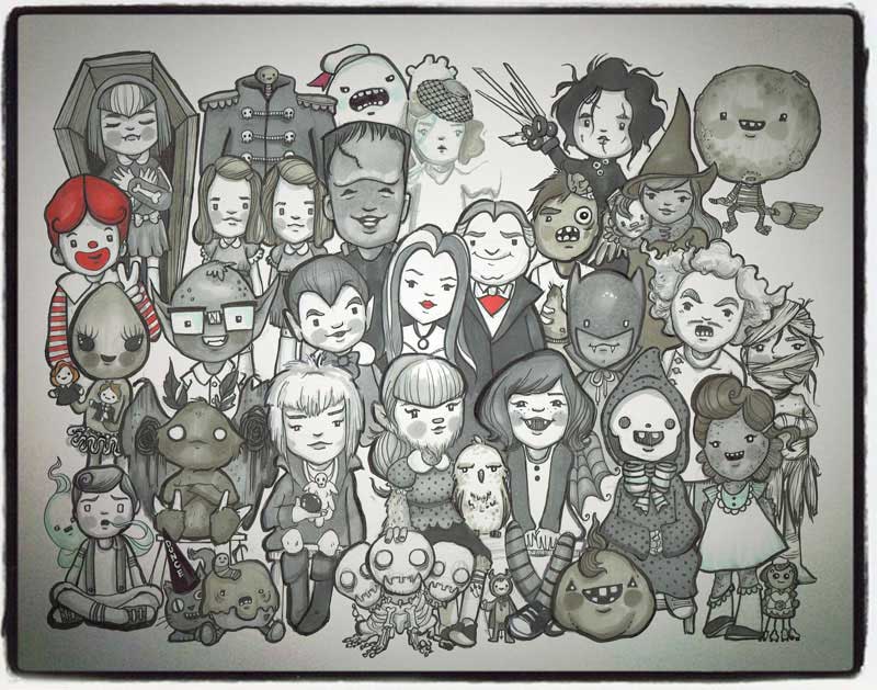 Inktober - Clase de 2017