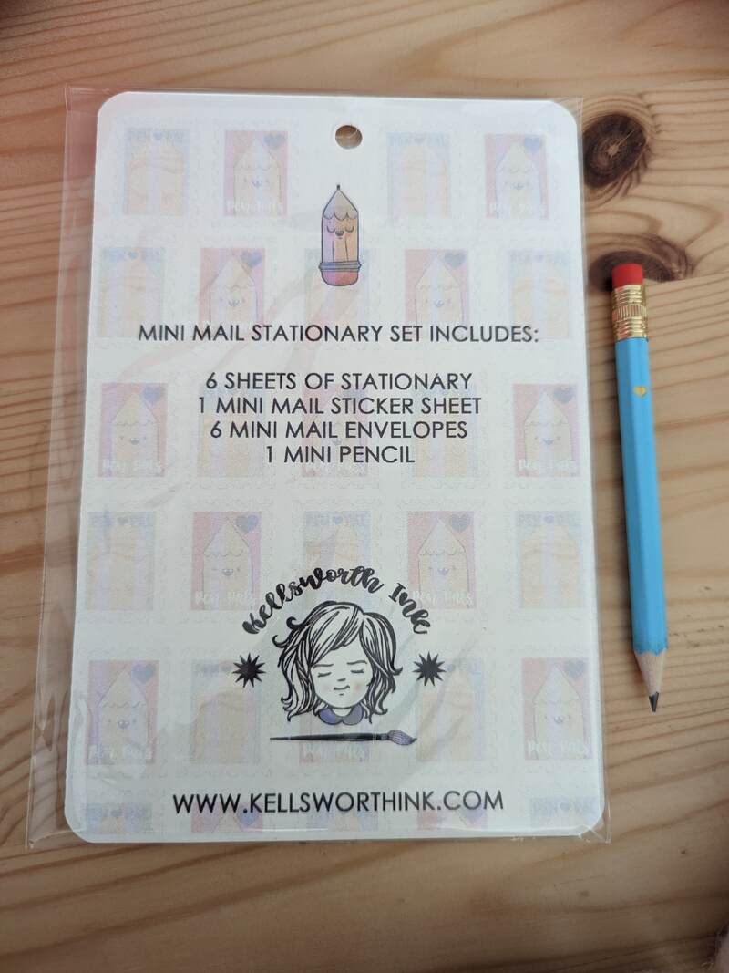 mini mail set backer card