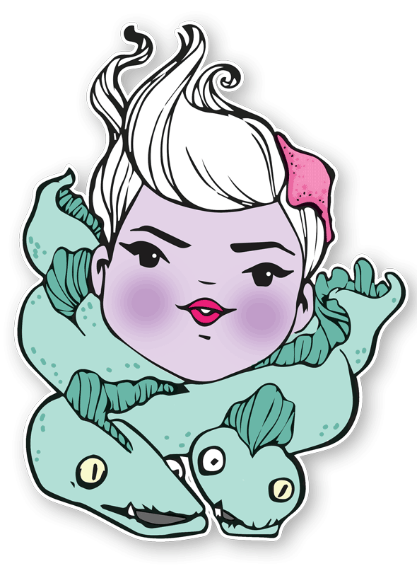 The Sea Witch Sticker